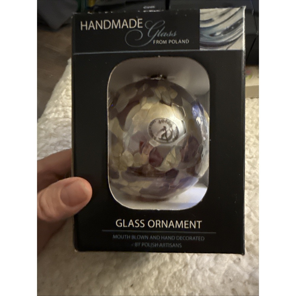 Glass Orb Handmade In Poland Zorza